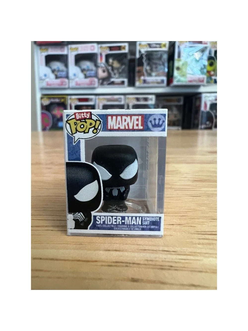 RARE BITTY 1-Inch Symbiote Suit Spider-man Funko Pop Vinyl Marvel Comics Venom